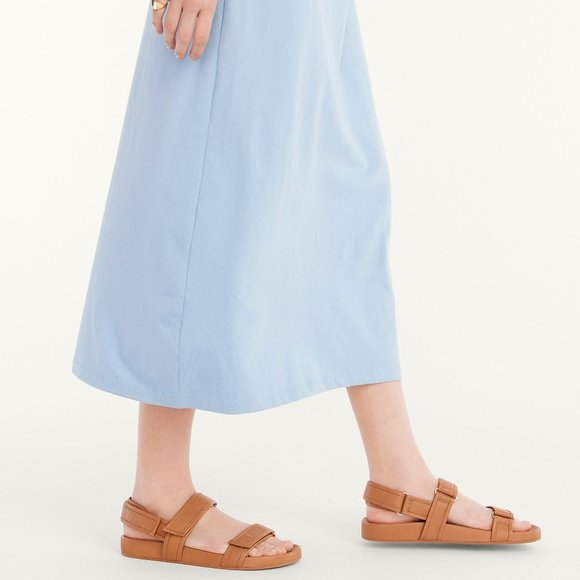 J. Crew NWT Black Knit Midi Dress size S - Picture 4 of 8